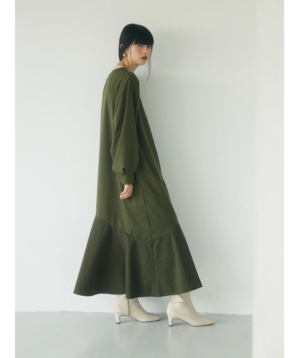 Green Parks armonia．布帛切り替えポンチワンピース 