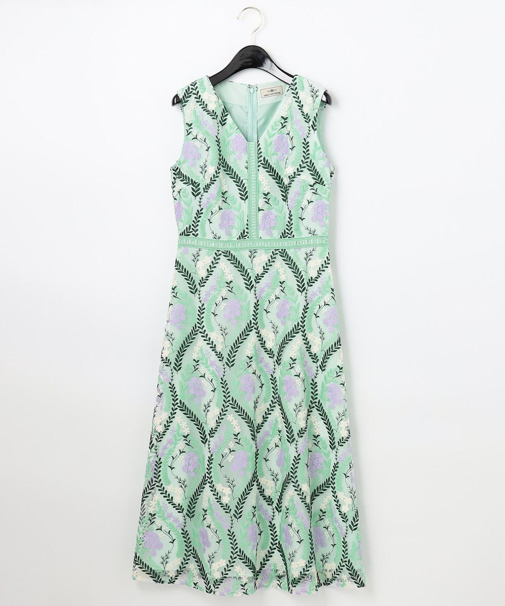 リーフフラワー刺繍ワンピース Grace Continental ファッション通販 公式通販 オンワード クローゼット