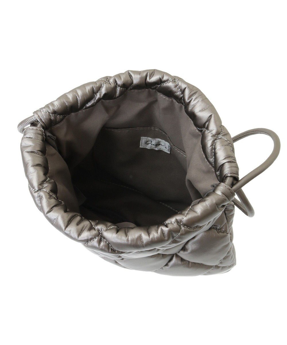 Green Parks ・ＱＵＯＮ　合皮キルト巾着 