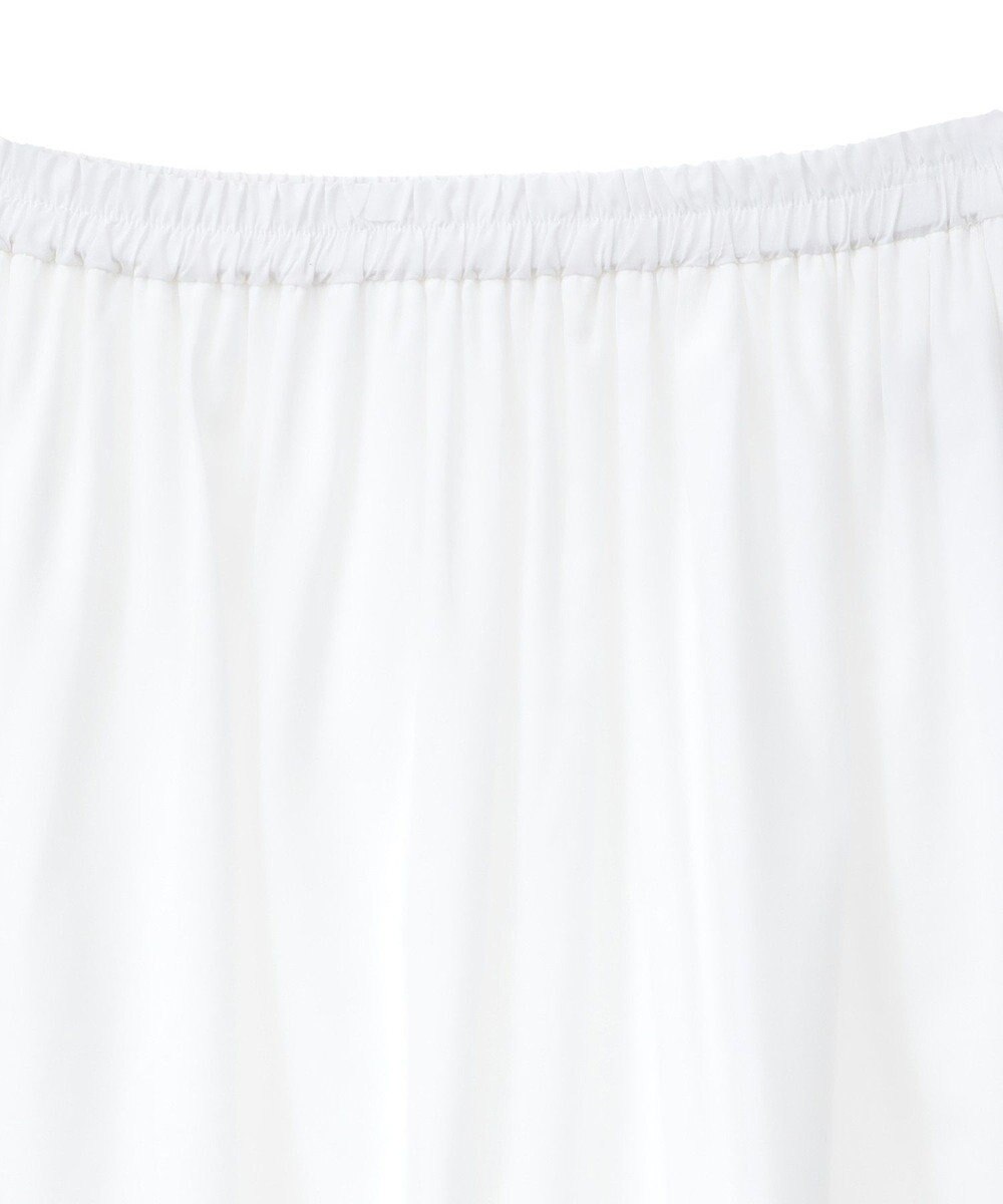 YECCA VECCA アイレット刺繍ギャザーフレアスカート 