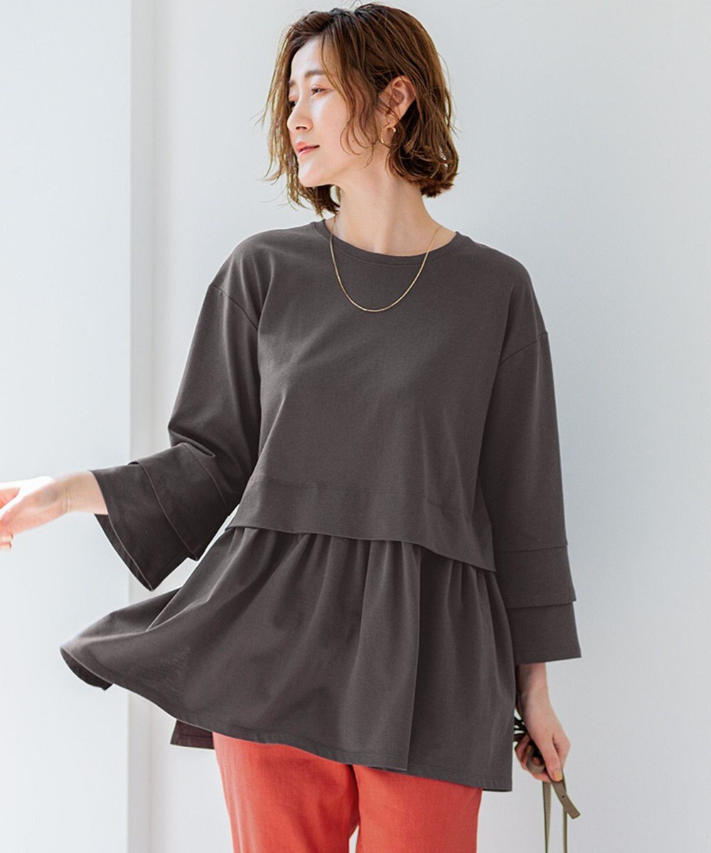 23区 S 【SLOW/好評につき新色追加】エフォートレス デザインTシャツ 