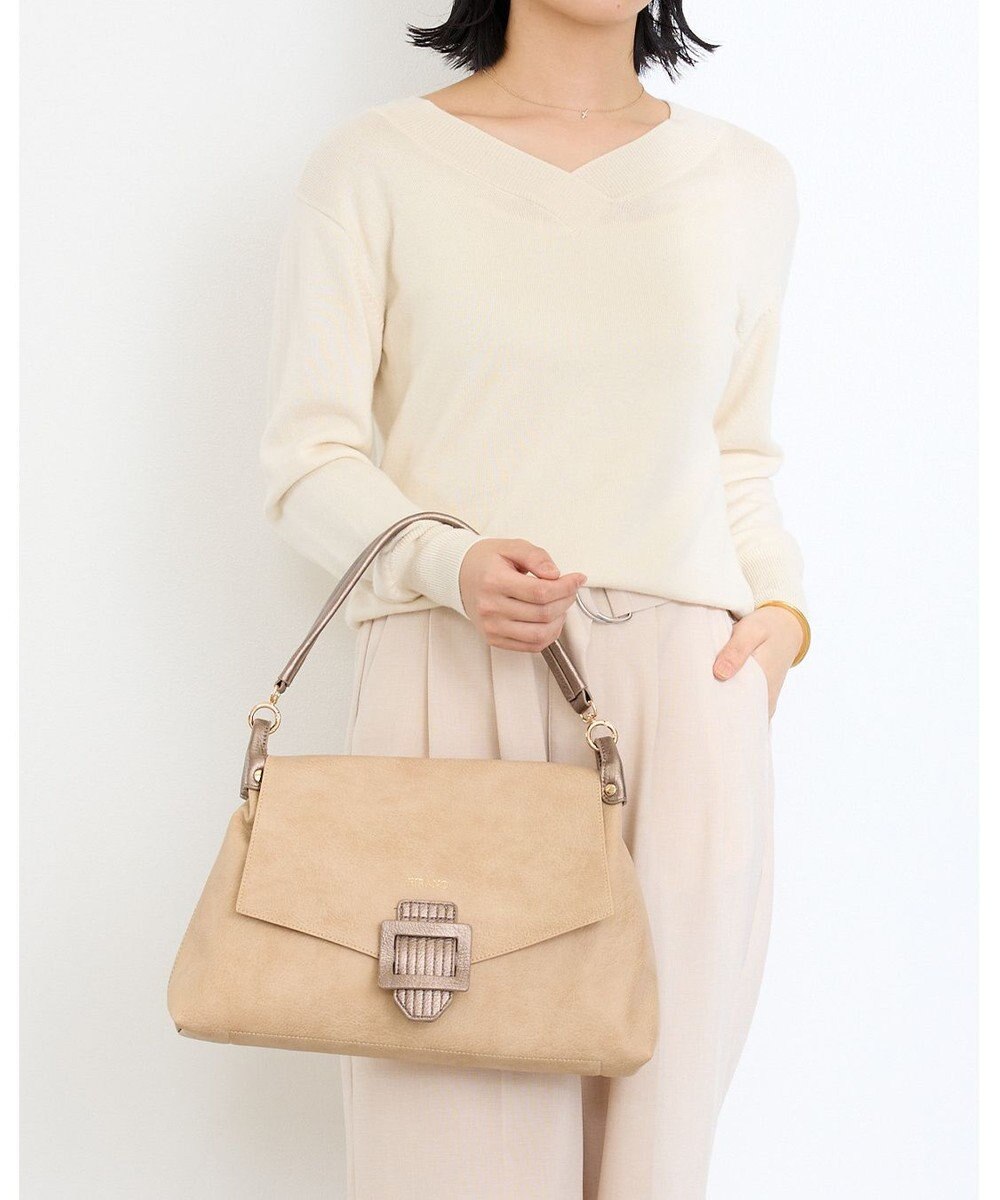 MioFIRANO バックル付きフラップトートバッグ 2WAY　FIRANO フィラノ 