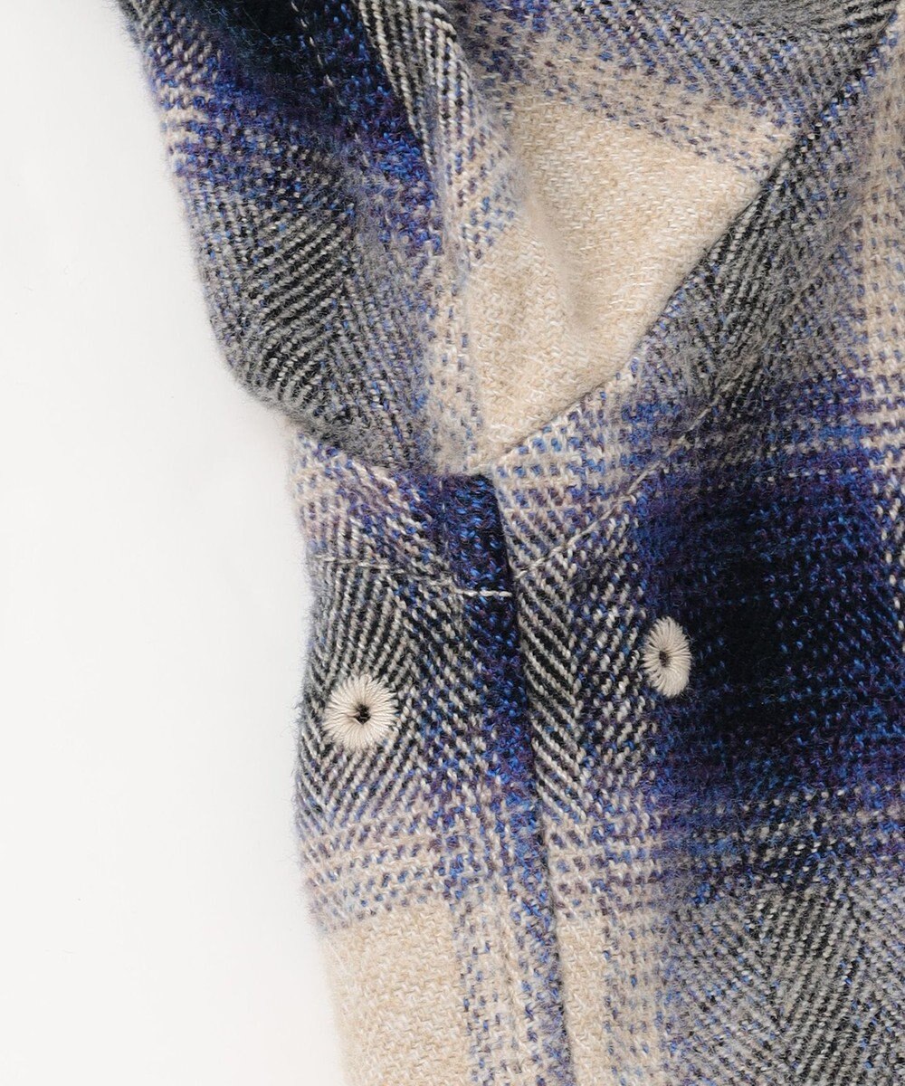 JOSEPH ABBOUD MOUNTAIN 【大人の山シャツ】メランジチェックシャツ 