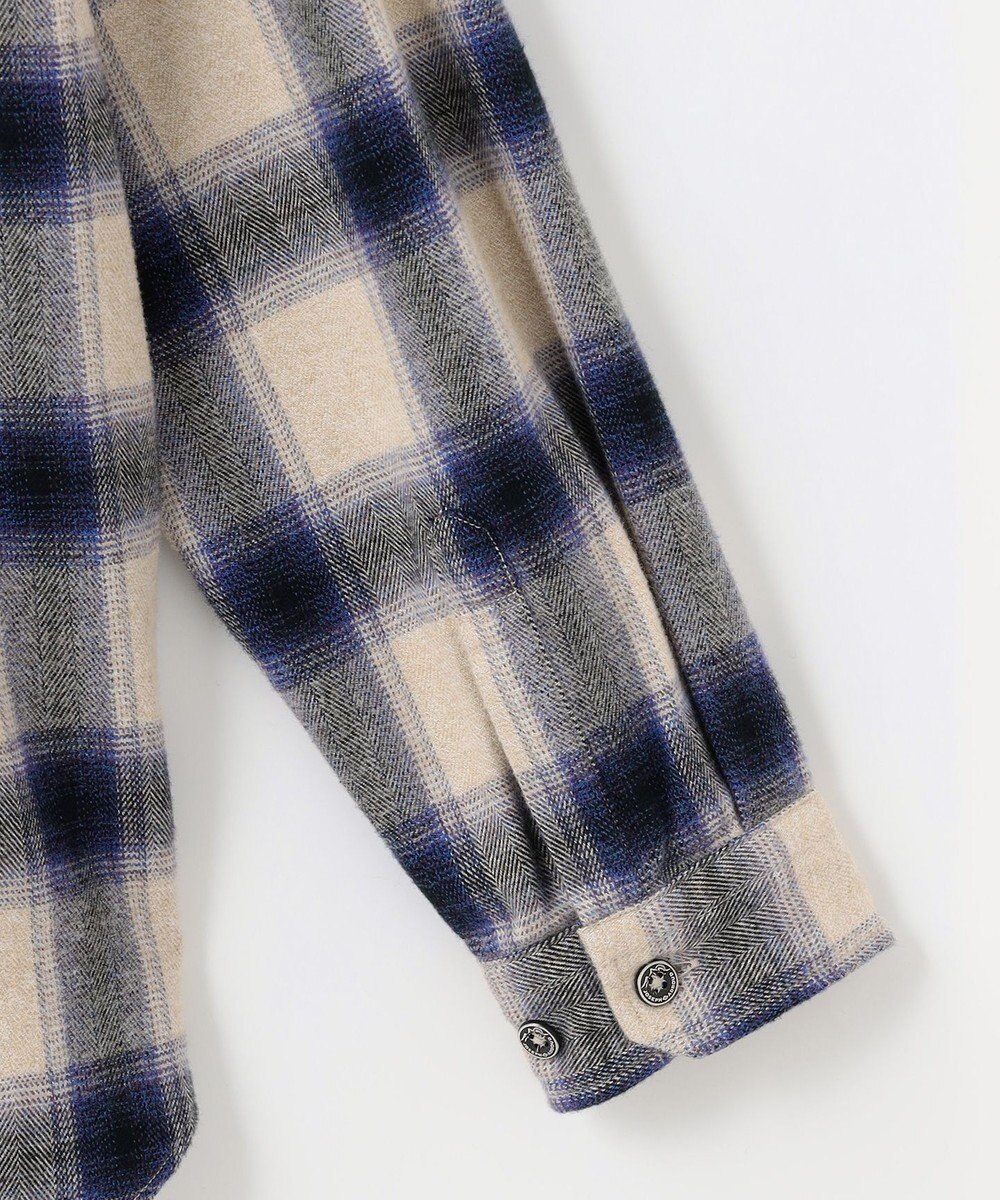 JOSEPH ABBOUD MOUNTAIN 【大人の山シャツ】メランジチェックシャツ 