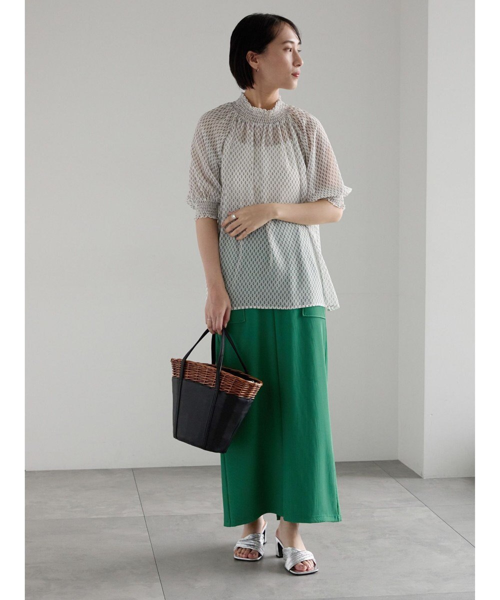 Te chichi フロントZIPトリコットタイトスカート 