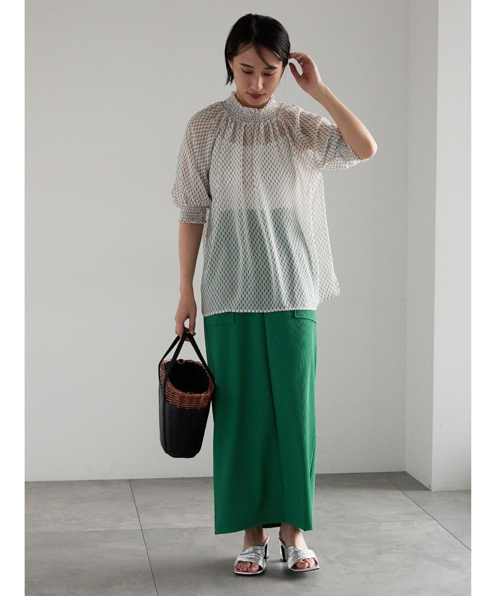 Te chichi フロントZIPトリコットタイトスカート 