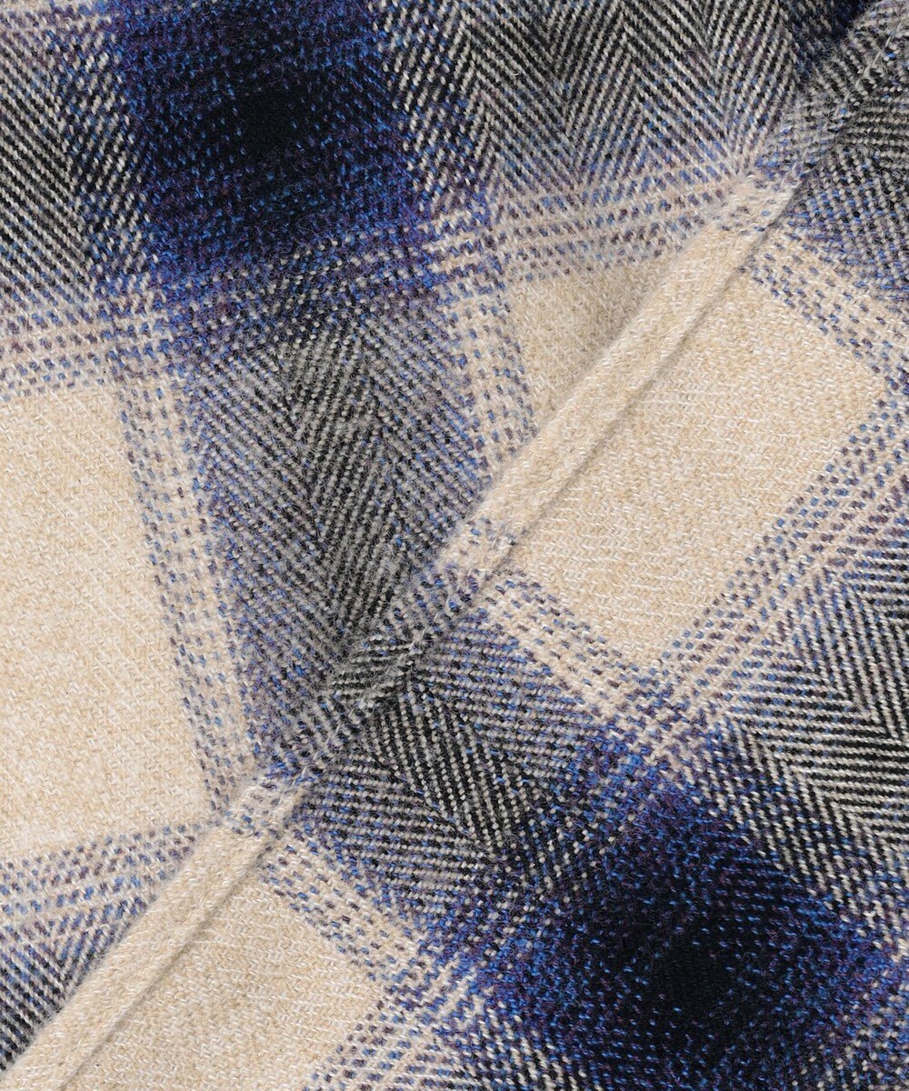 JOSEPH ABBOUD MOUNTAIN 【大人の山シャツ】メランジチェックシャツ 