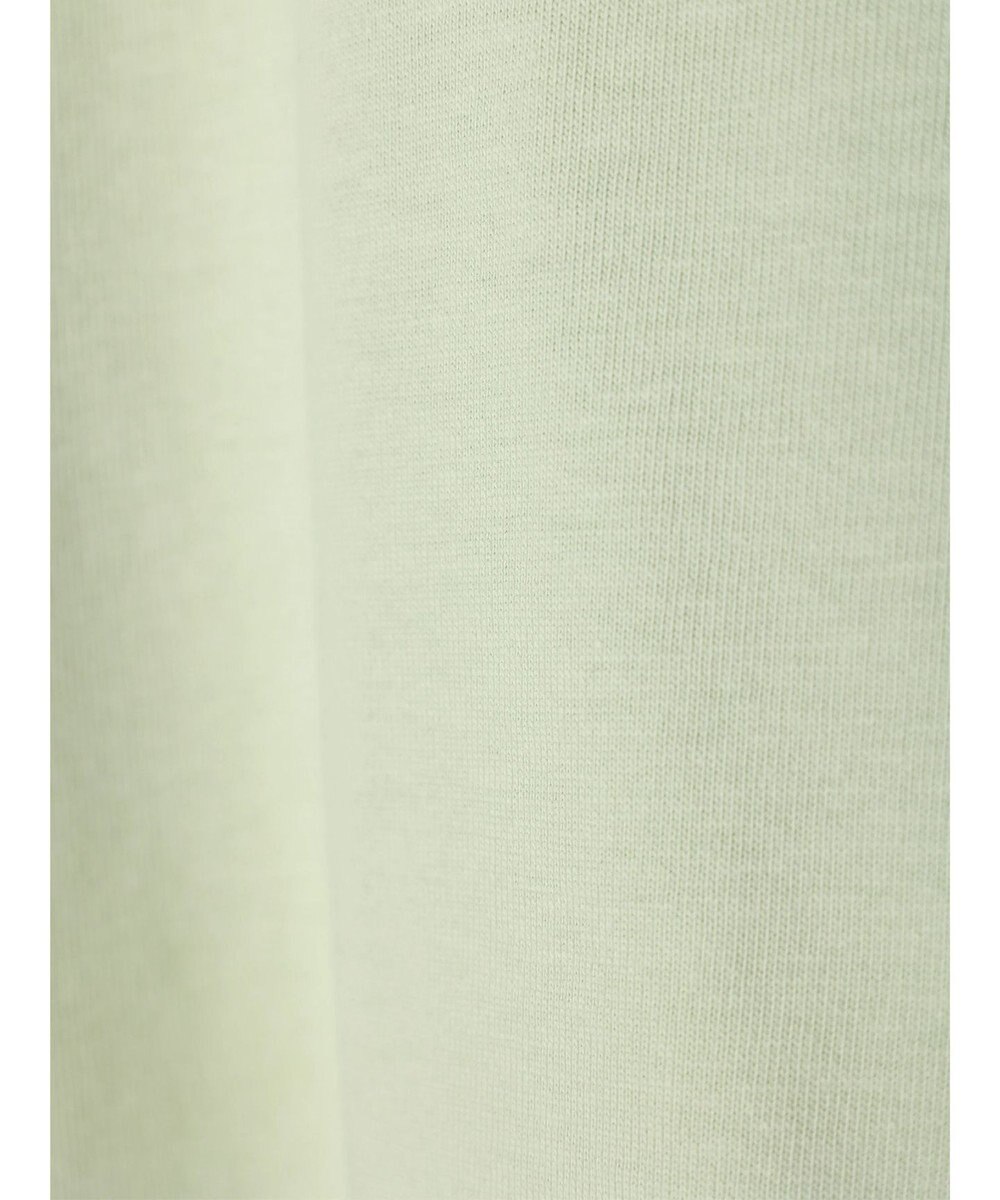 earth music&ecology フォルムスリーブ刺繍ロゴＴＥＥ 