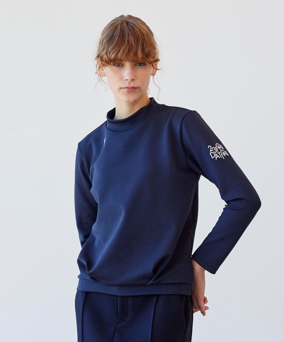 23区GOLF カラバリ豊富な8色展開【23Fondation/WOMEN】長袖 モックネックシャツ 