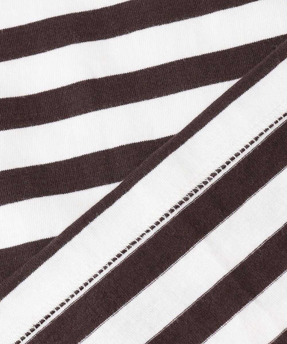 J.PRESS KIDS 【110-130cm】パネルボーダーハウスロゴ Ｔシャツ 