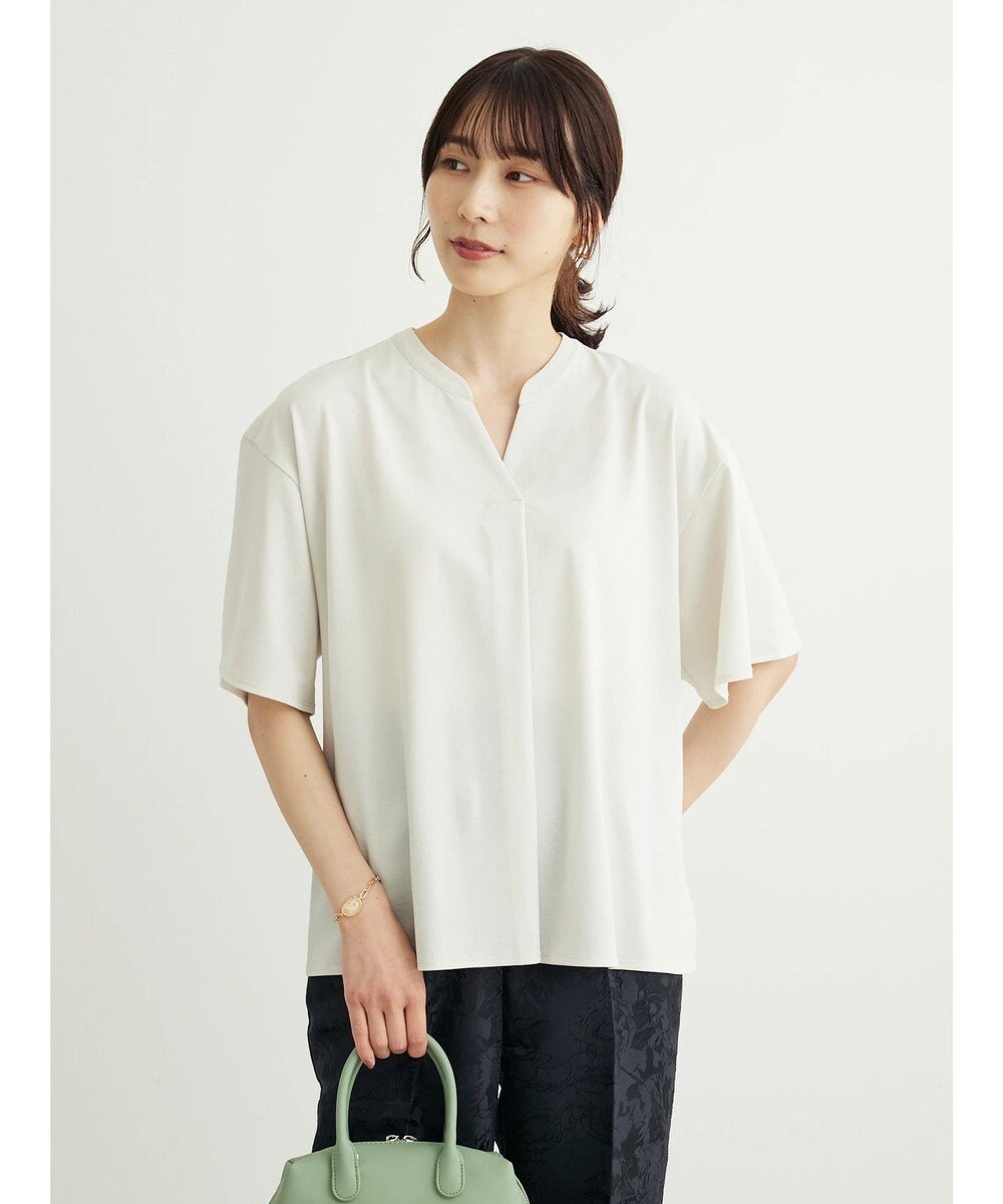 Green Parks BEST PRICE  スキッパー５分袖ブラウソー 