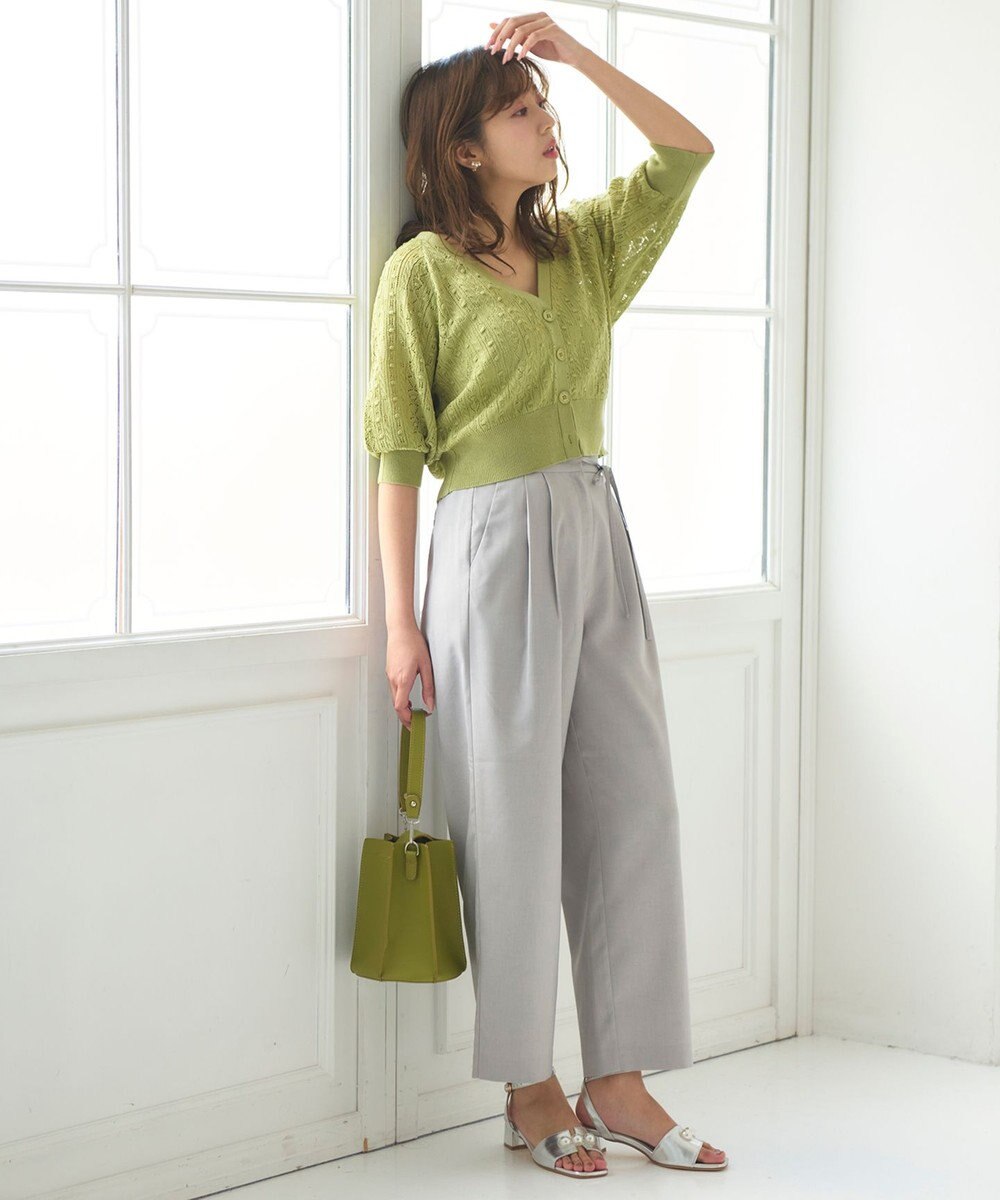 Feroux 【ご好評につき今季も登場！】透かし編み カーディガン 