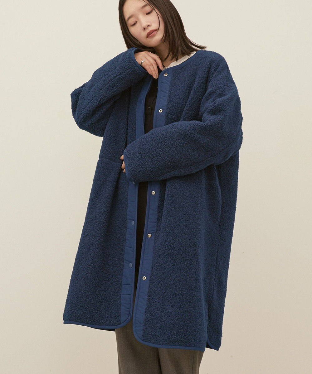 AMERICAN HOLIC あったかリバーシブルキルティングコート 