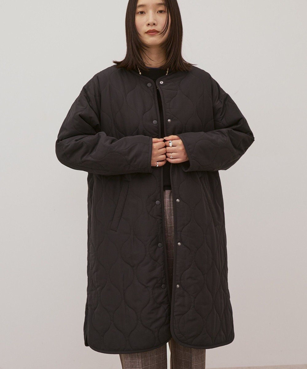 AMERICAN HOLIC あったかリバーシブルキルティングコート 