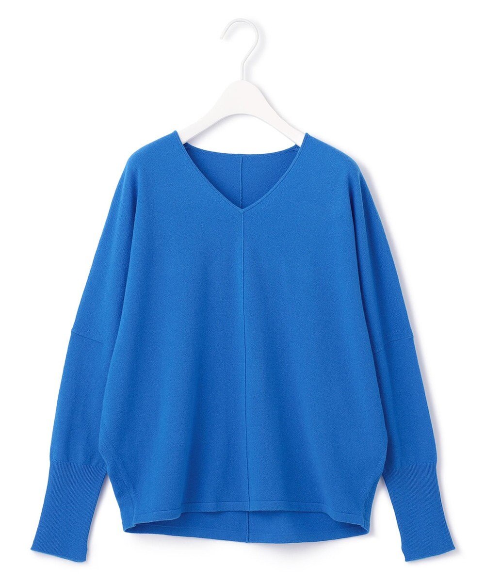 ICB 【洗える】ソフトウールハイゲージ Vネックプルオーバー 