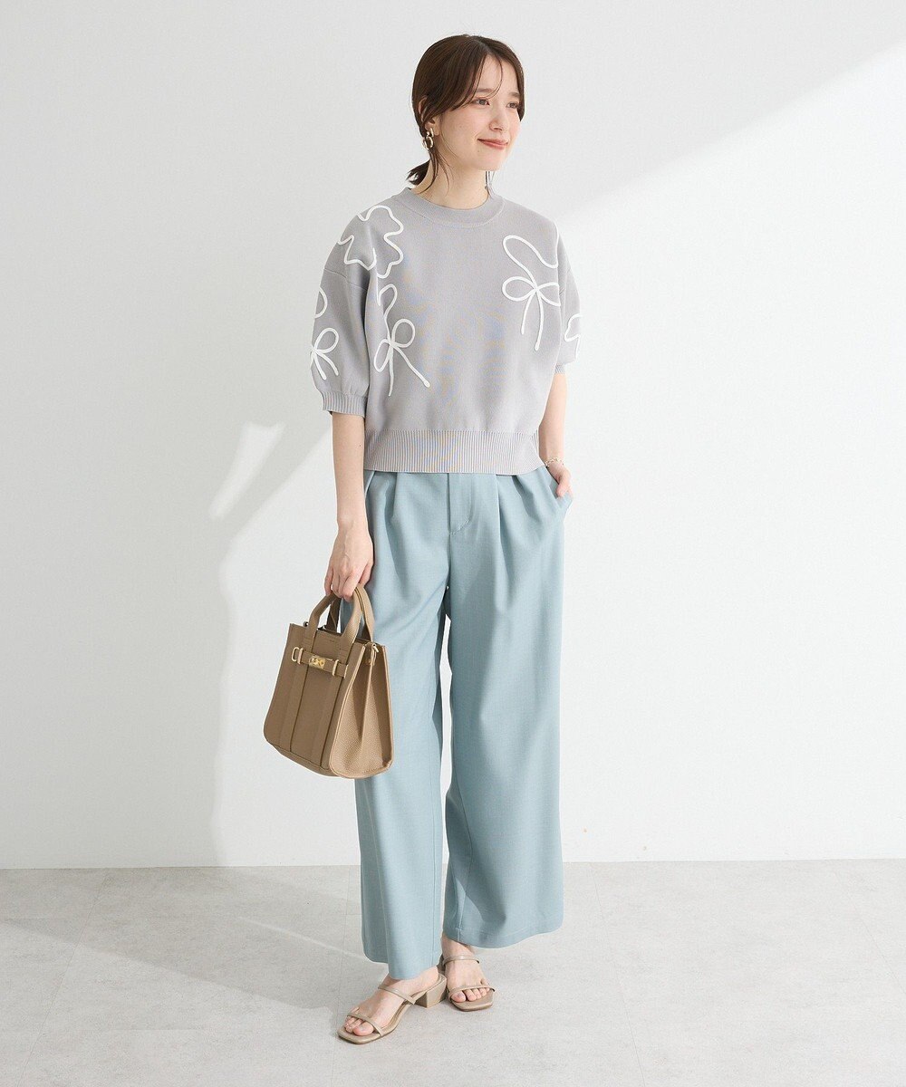 Green Parks ・ＥＬＥＮＣＡＲＥ　ＤＵＥ　サイドベルトタックパンツ 