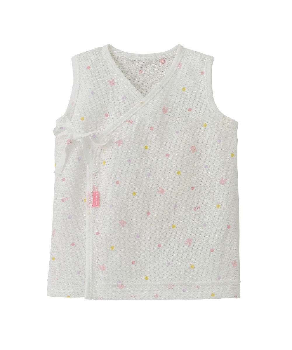 MIKI HOUSE HOT BISCUITS メッシュ短肌着2枚セット 