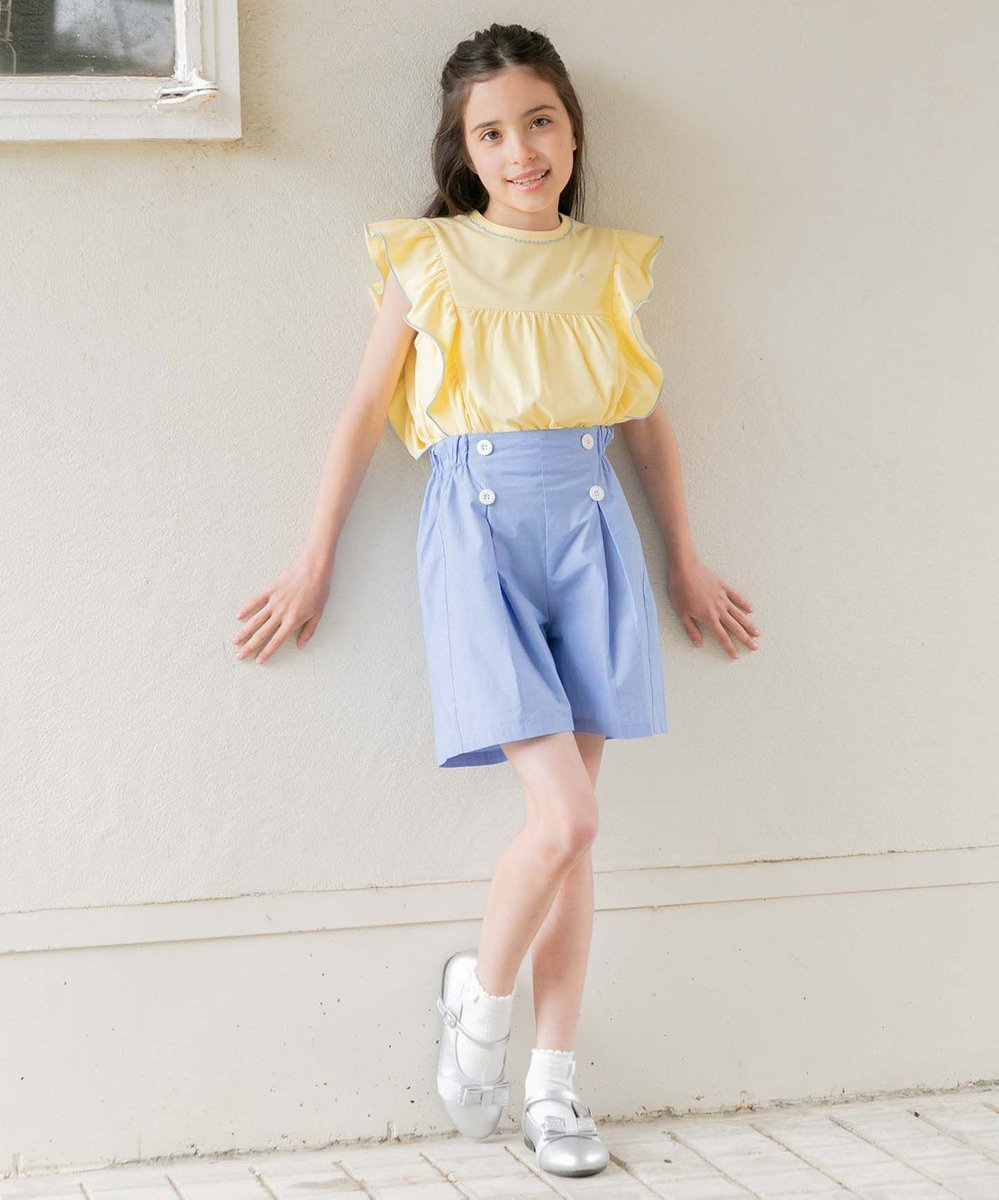 組曲 KIDS 【110-140㎝】シャンブレー ショートパンツ 