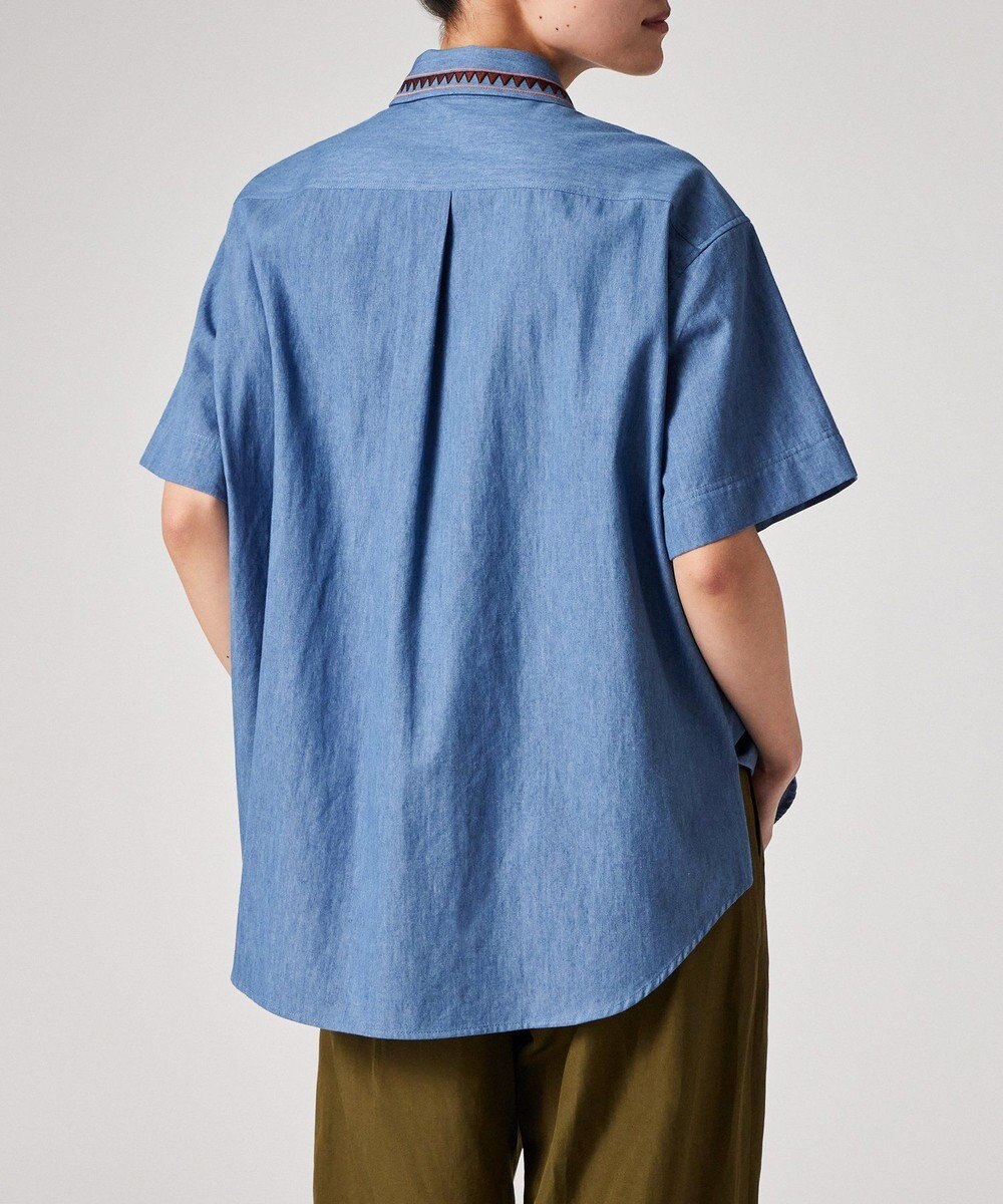 Paul Smith La Peche エンブロイダリーデニム シャツ 