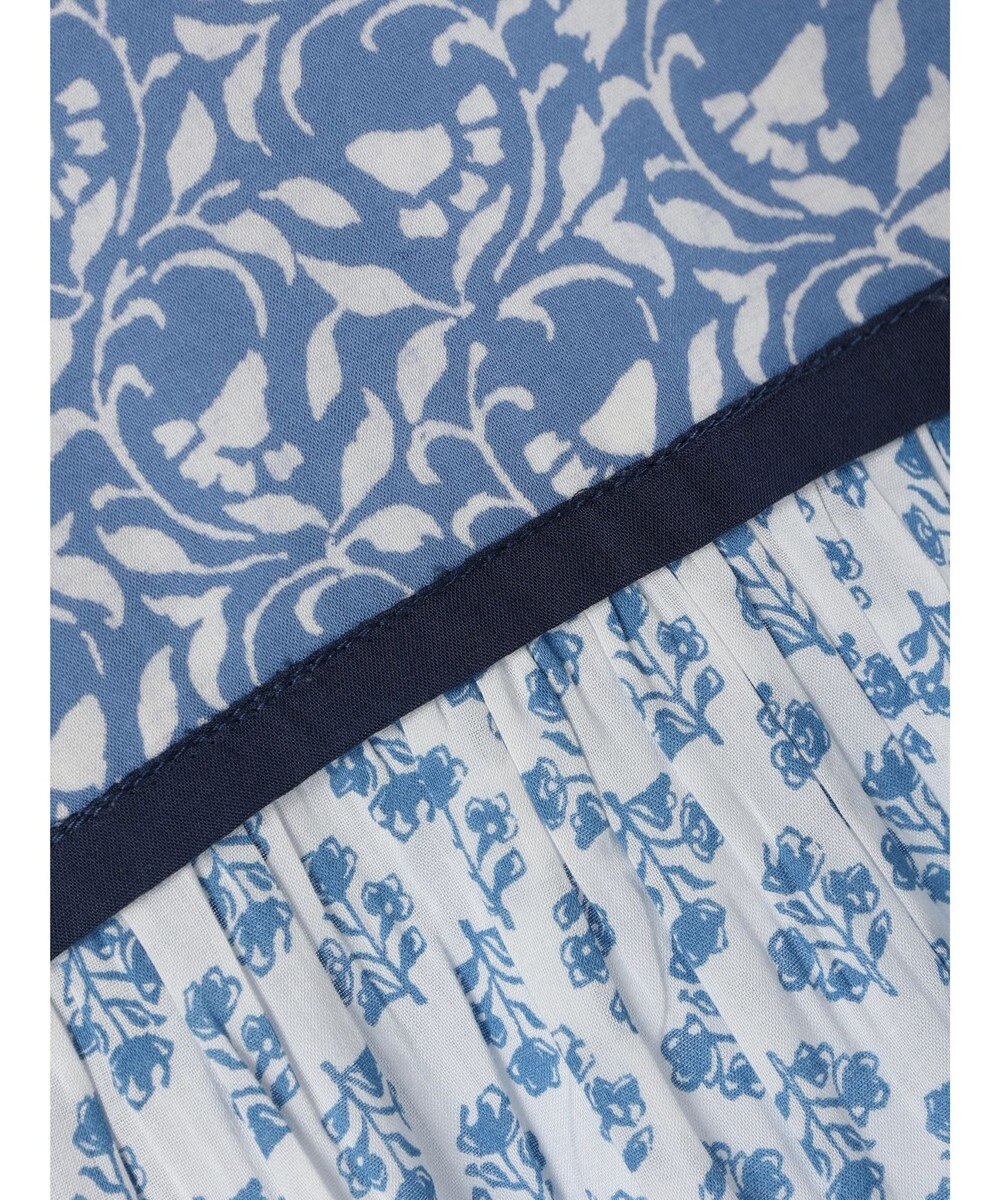 CRAFT STANDARD BOUTIQUE インド綿混エスニック切替ワンピース 