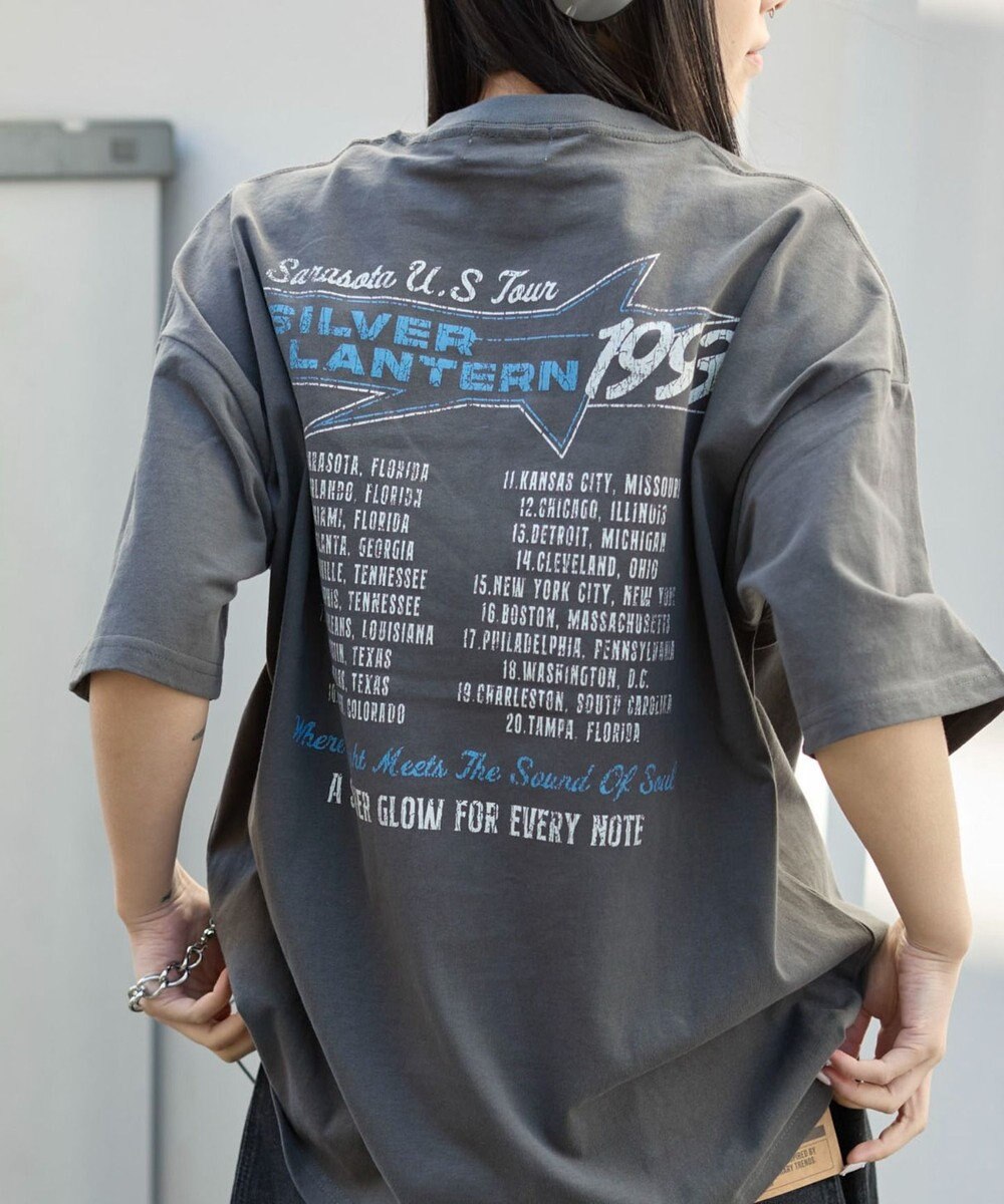 WEGO 【ユニセックス着用ITEM/SMLサイズ展開】ヴィンテージライクグラフィックT（SS） 