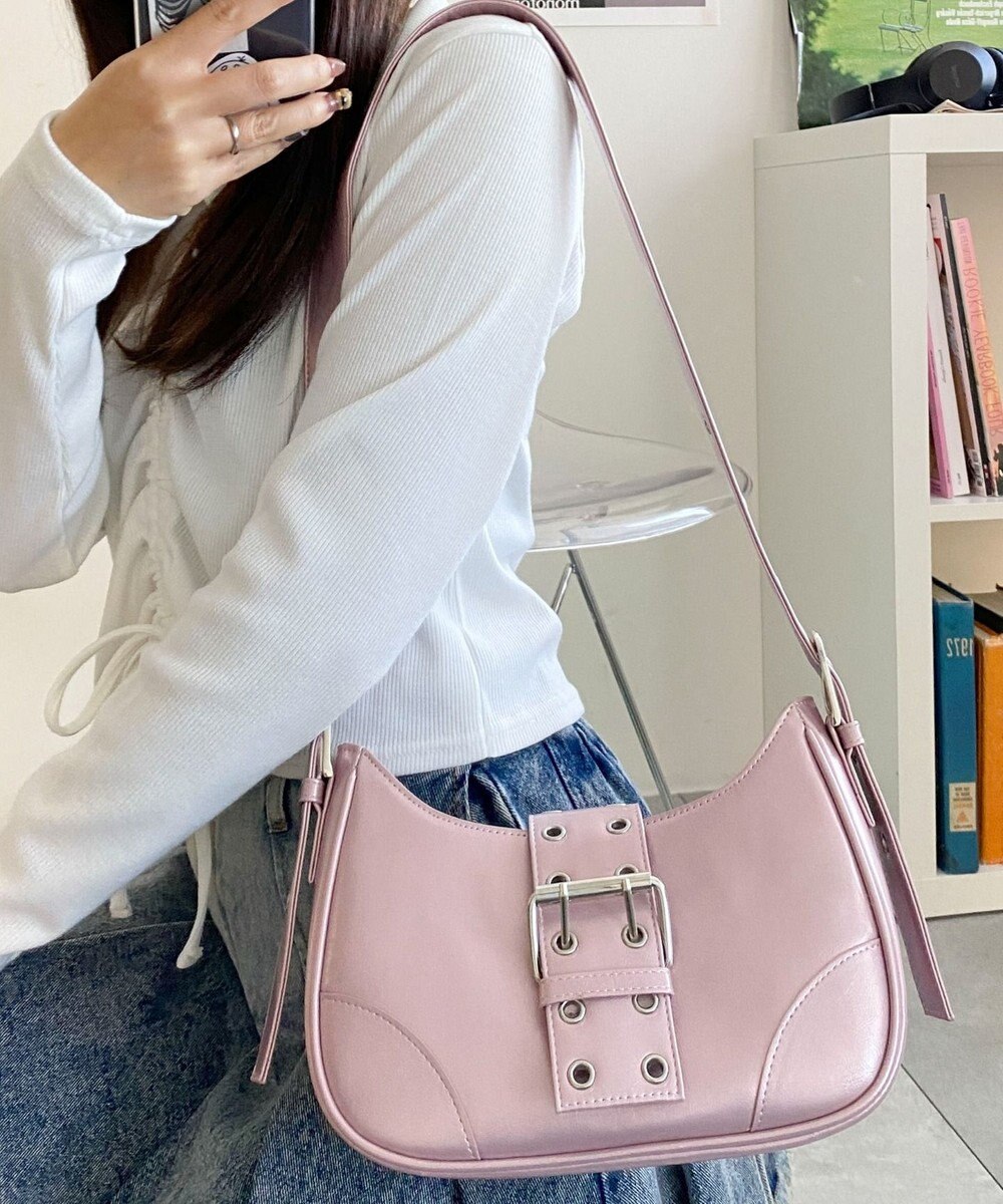 WEGO マルチWAYハーフムーンベルトバッグ 