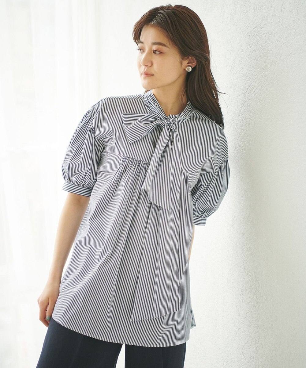 #Newans 【ANSWER for コンサバフェミニン】マルチウェイビッグリボンブラウス 