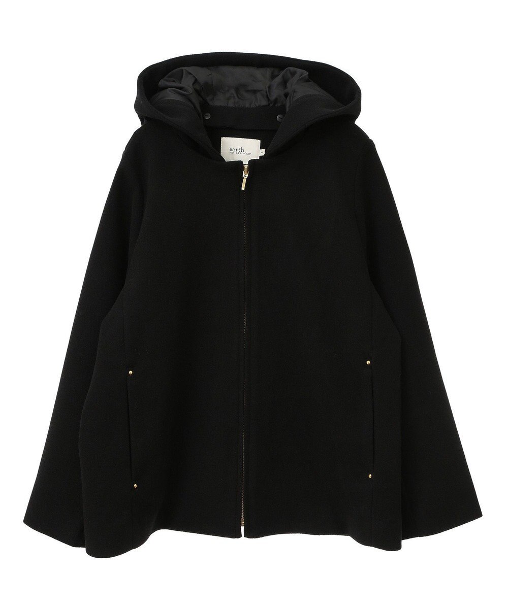 earth music&ecology ２Ｗａｙフードショートコート 