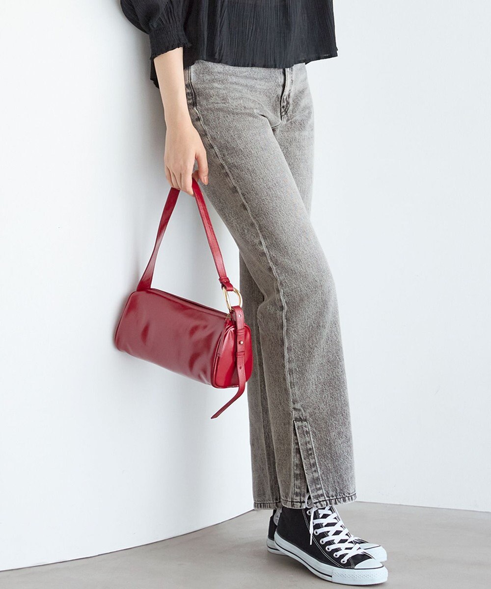 23区 S 【SLOW/一部店舗限定】スリット ストレート デニム 