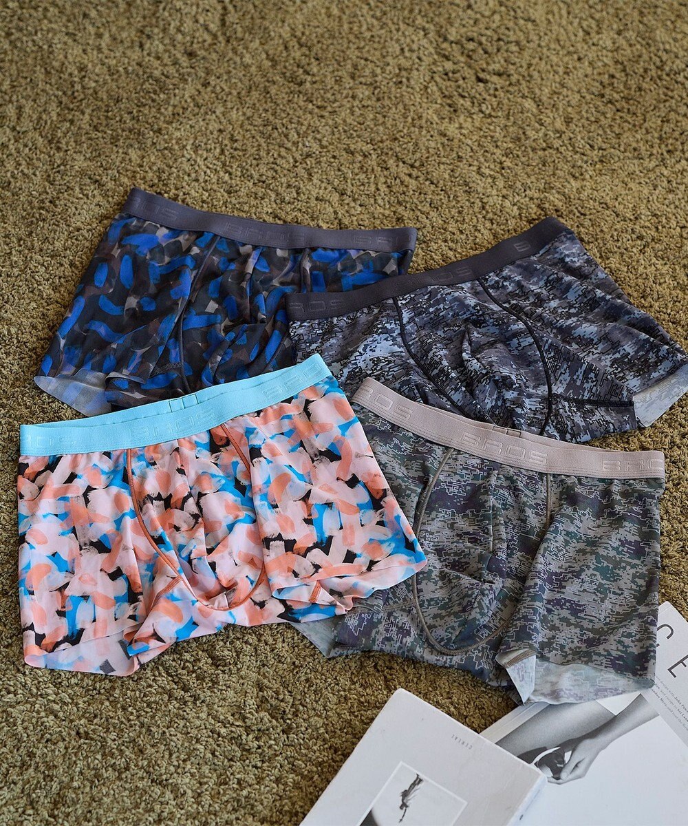 WACOAL MEN 【キモチイイパンツ】 ボクサーパンツ 動きにフィット フロント快適グラマラス 吸汗速乾 上質なフィット感 肌あたり軽減設計 前閉じ 下着 メンズ GT3371 /ブロス バイ ワコールメン 