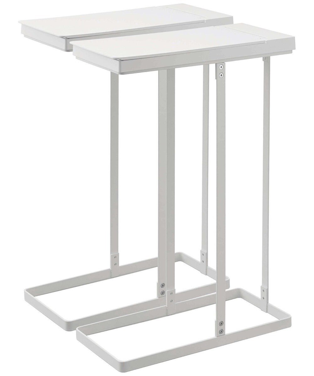 tower スリム蓋付き分別ゴミ袋ホルダー タワー 45L 2個組 ホワイト 