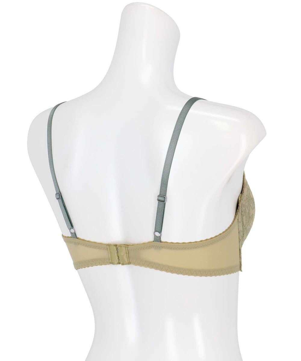 AMPHI ノンワイヤーブラ 谷間をメイク 脇高細見え A～Gカップまで対応 大きいサイズ 【BRAGENIC ブラジェニック 脇高細見えタイプ】 ブラジャー ブラ BMI355 アンフィ／ワコール 