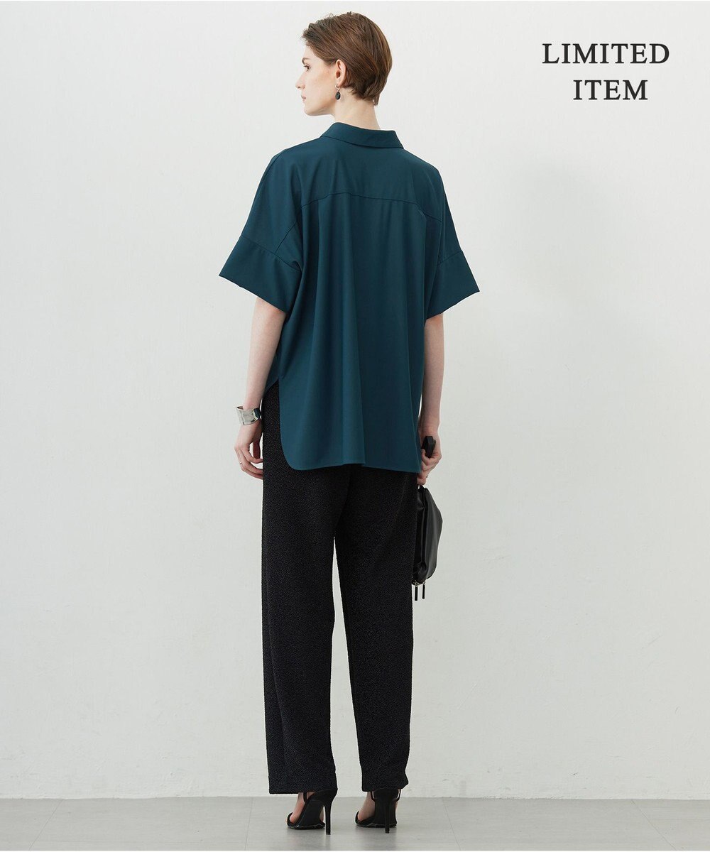 ICB 【WEB限定・洗える】シアートリコット スキッパーカットソー 