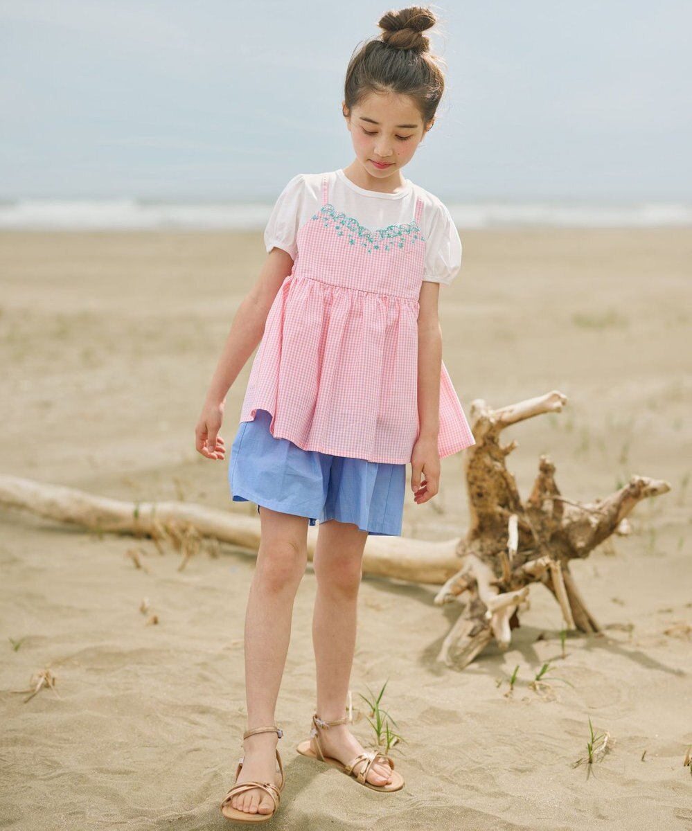 組曲 KIDS 【110-140㎝】シャンブレー ショートパンツ 