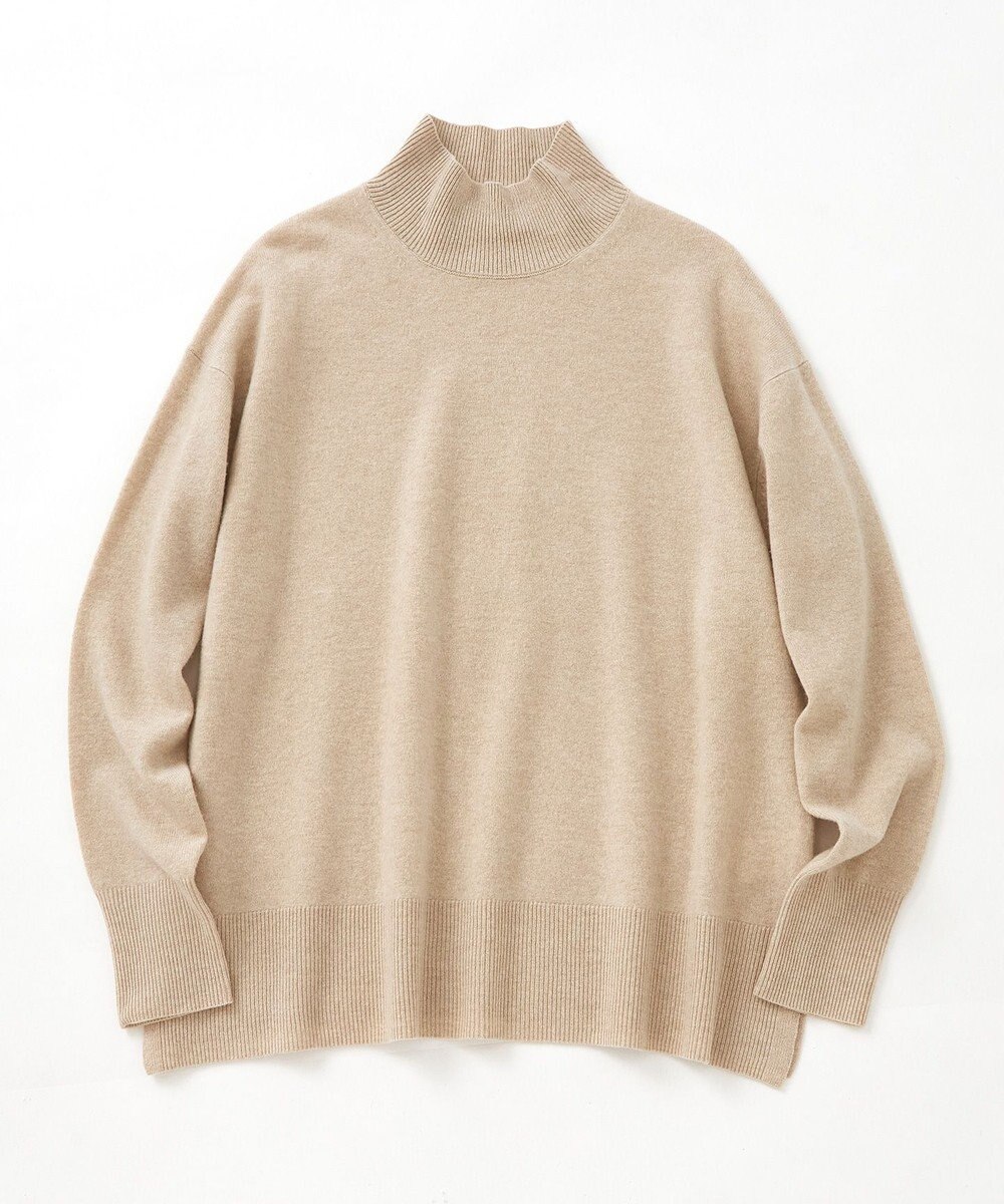 23区 CARIAGGIウールカシミヤ ハイネック ニット 