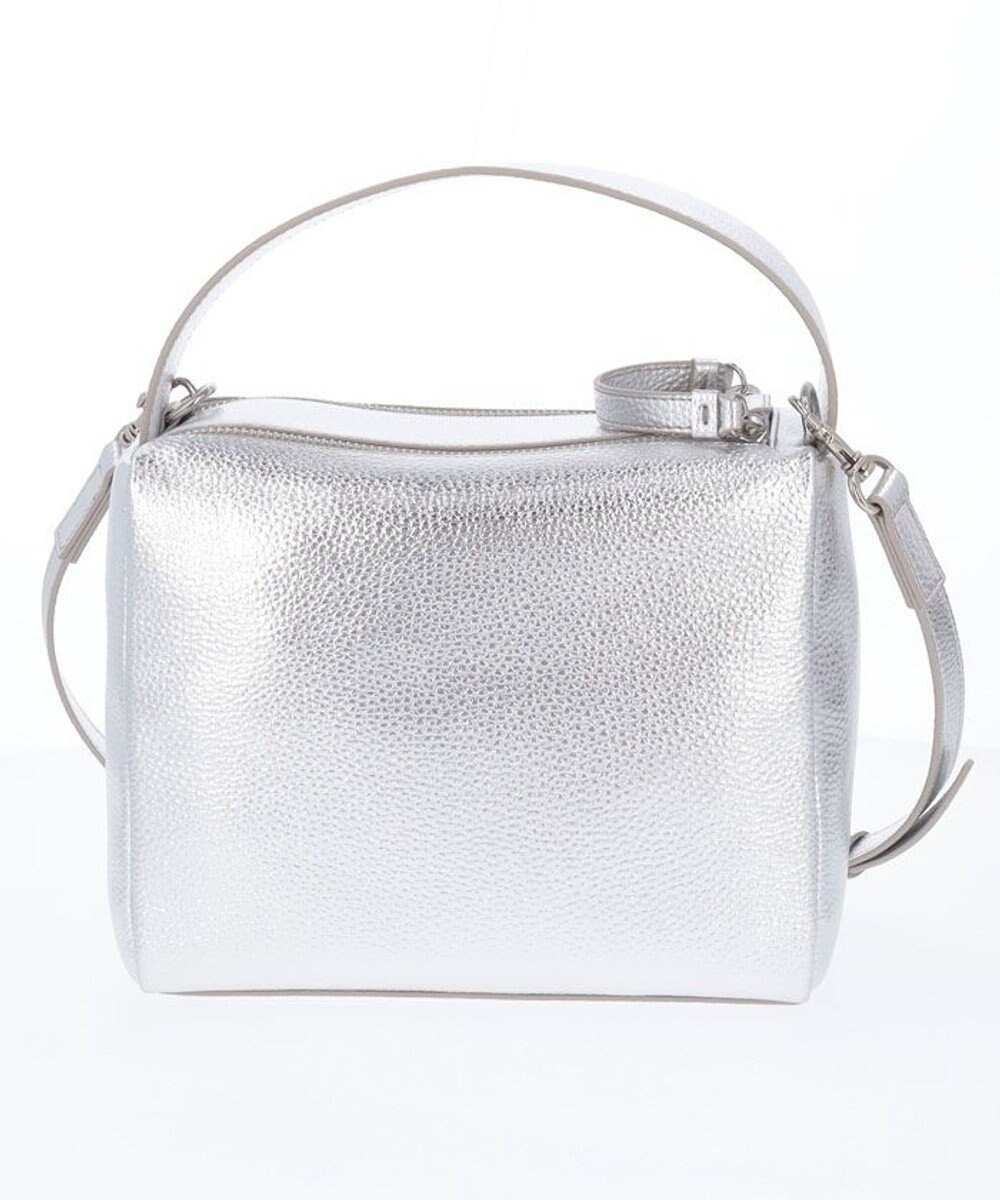 LANVIN en Bleu キューブ ダブルファスナー2wayバッグ 