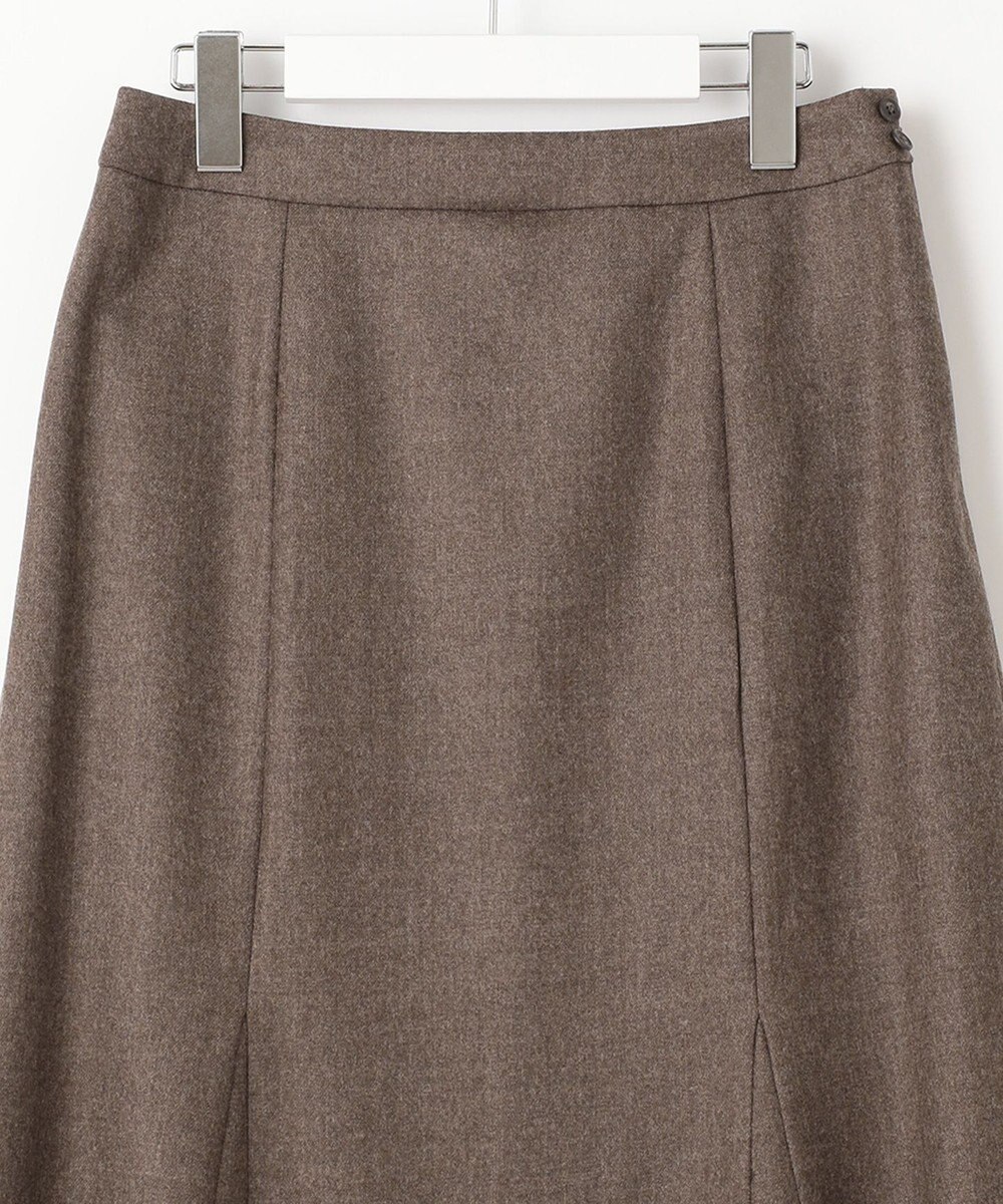 J.PRESS LADIES 【洗える】フラノハンドウォッシュ マーメイド スカート 