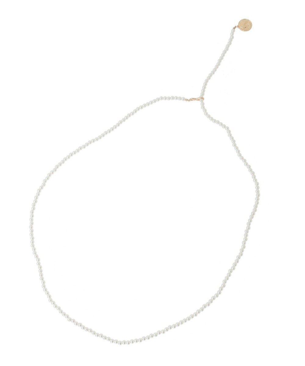 YECCA VECCA マルチジョイントコインパールネックレス 