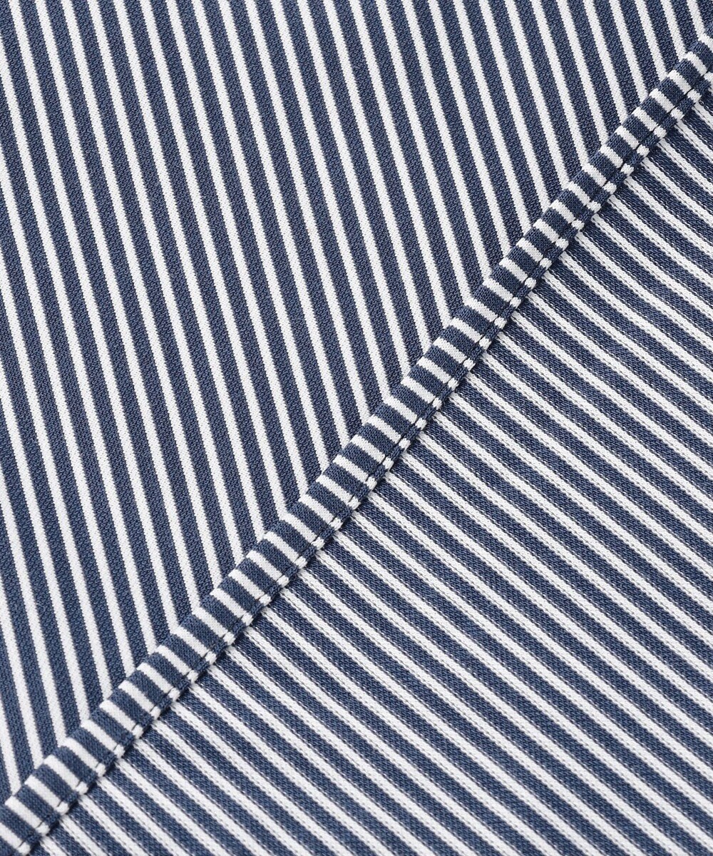 JOSEPH ABBOUD 【ジャージー素材・ストレッチ・イージーケア】コンパクトジャージーストライプシャツ 