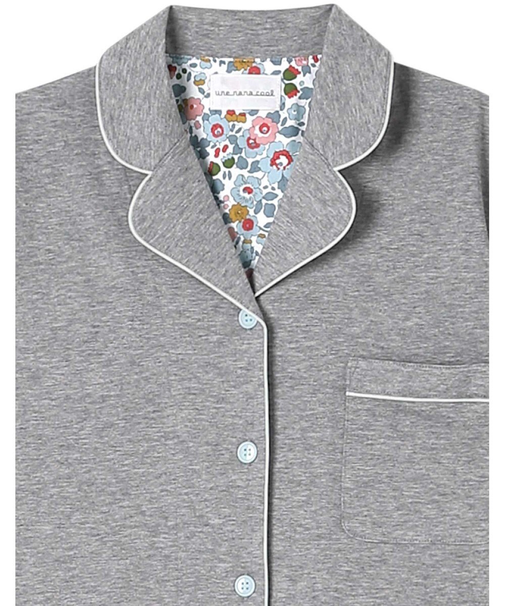 une nana cool MADE WITH LIBERTY FABRIC 綿混ソフト天竺 半袖パジャマ 