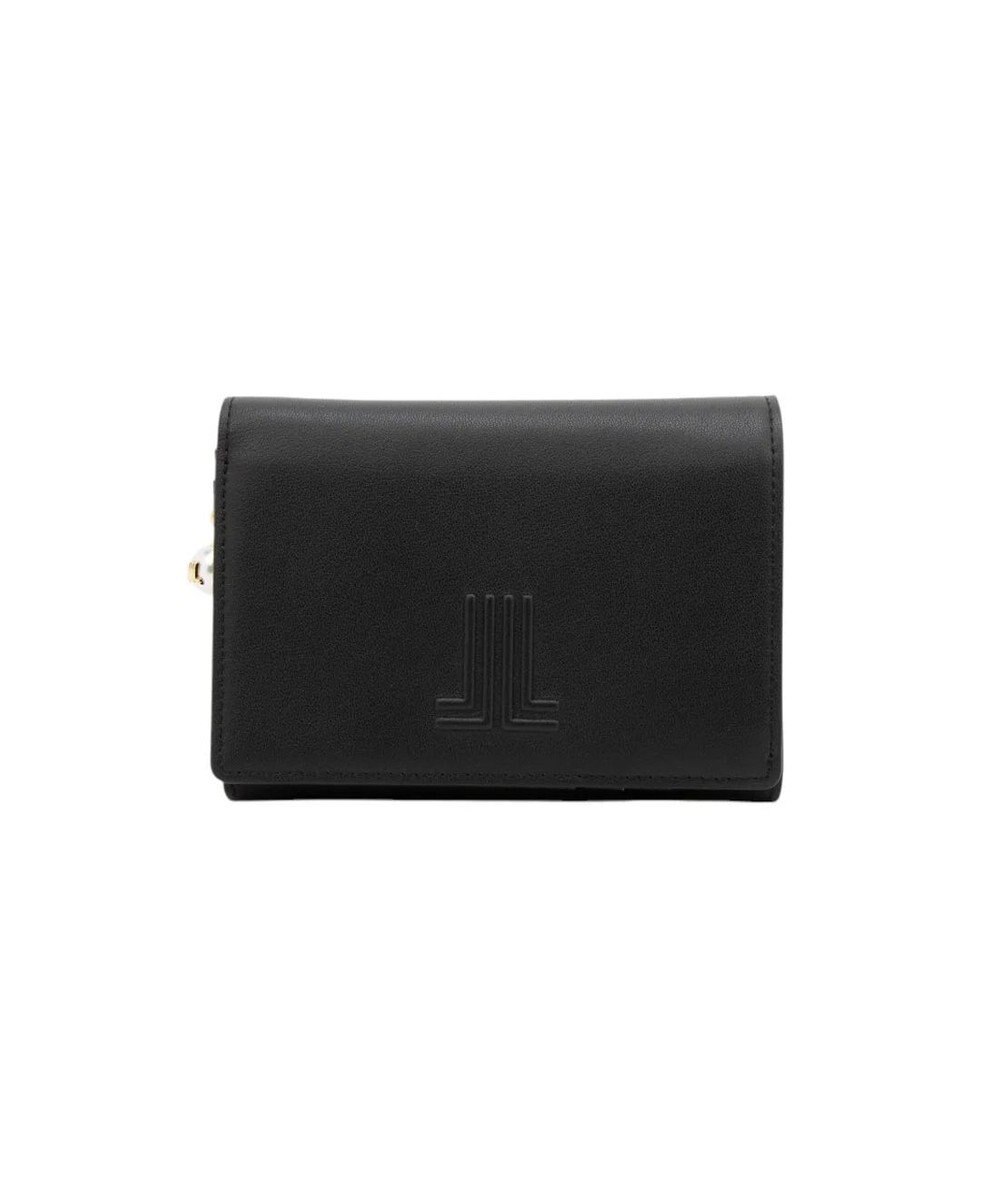 LANVIN en Bleu イエナ 2つ折り中Lファスナー財布 