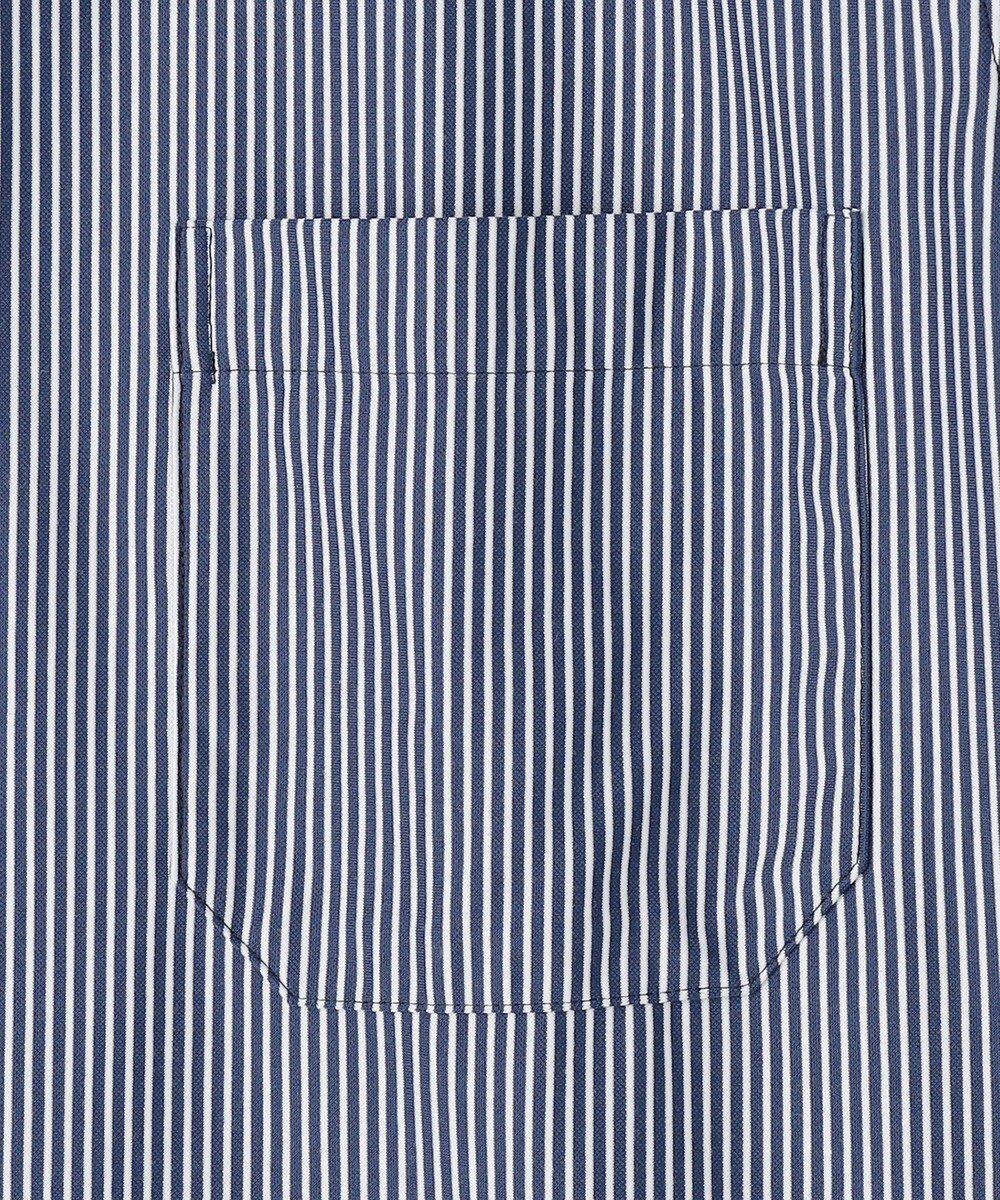 JOSEPH ABBOUD 【ジャージー素材・ストレッチ・イージーケア】コンパクトジャージーストライプシャツ 