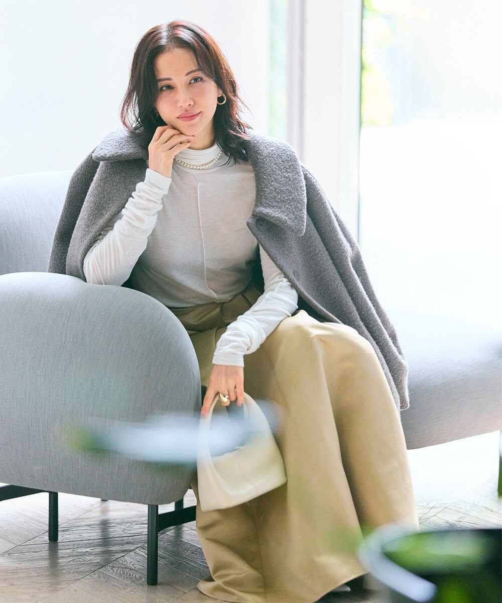 #Newans 【昨年即完売コート新色追加！】プードルコクーンコート 