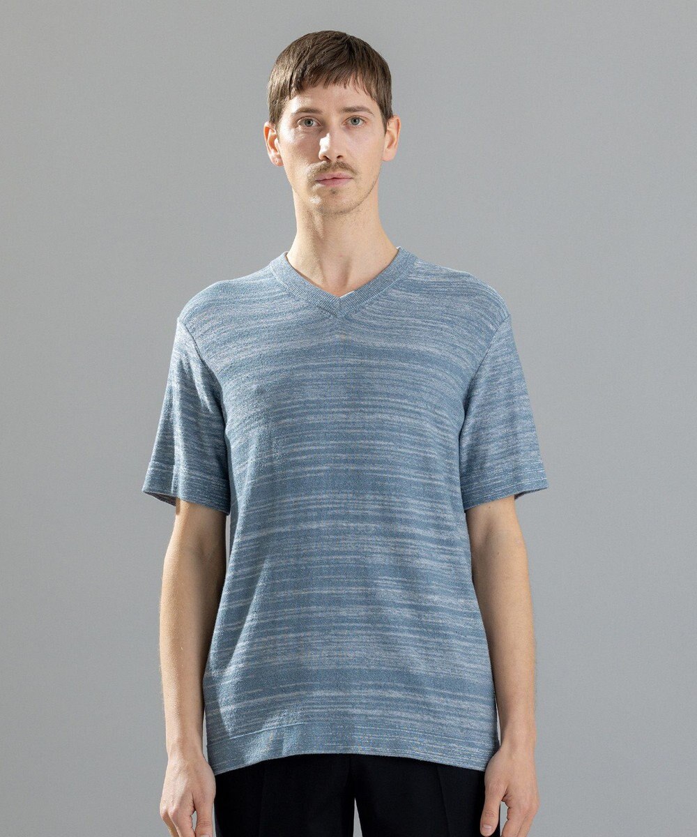 JOSEPH HOMME シャイニースラブブークレ　ニットＴシャツ 