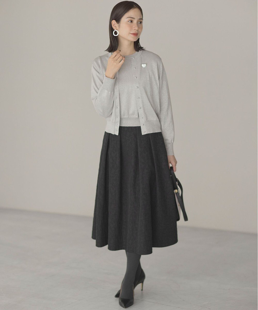 組曲 【WEB限定・2SET】ラメ入りアンサンブルニット 