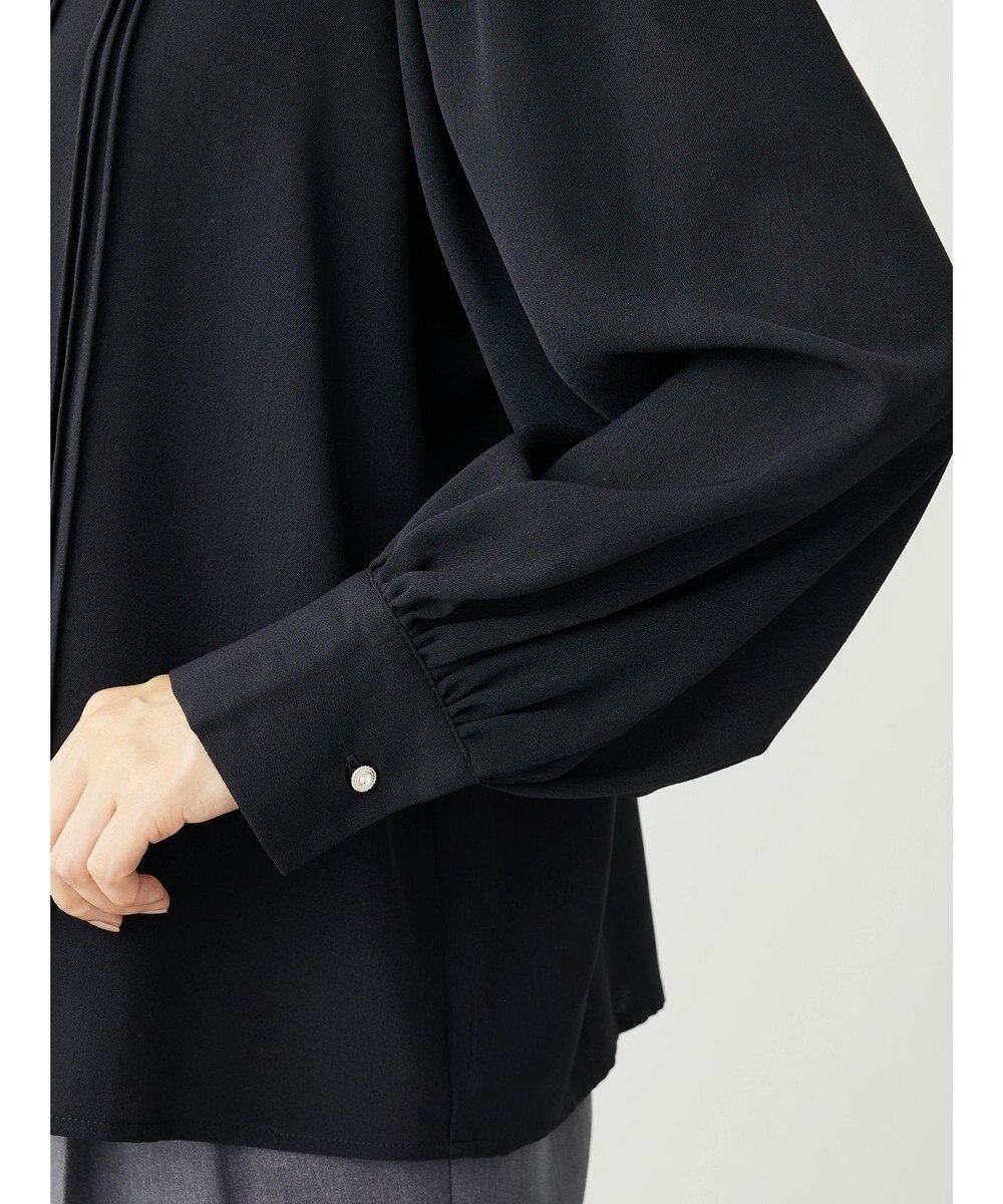 Green Parks ・ＥＬＥＮＣＡＲＥ　ＤＵＥ　イロイロ釦ピンタックブラウス 