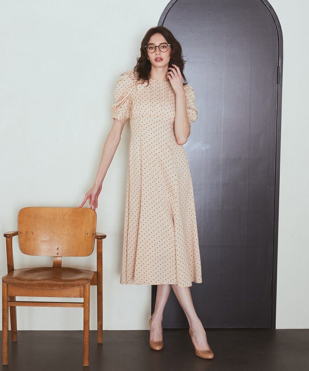 Maison de FLEUR ドットワンピース 