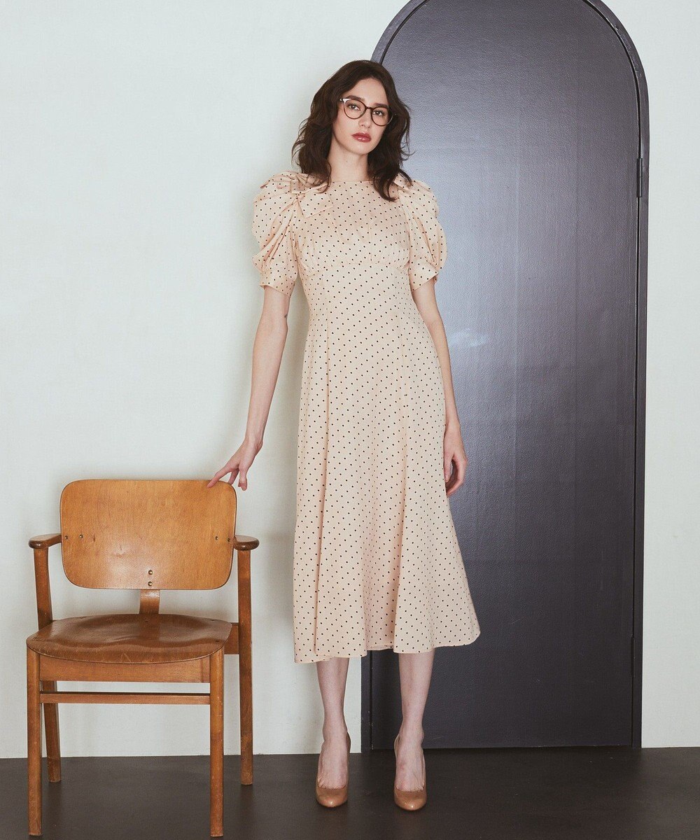 Maison de FLEUR ドットワンピース 