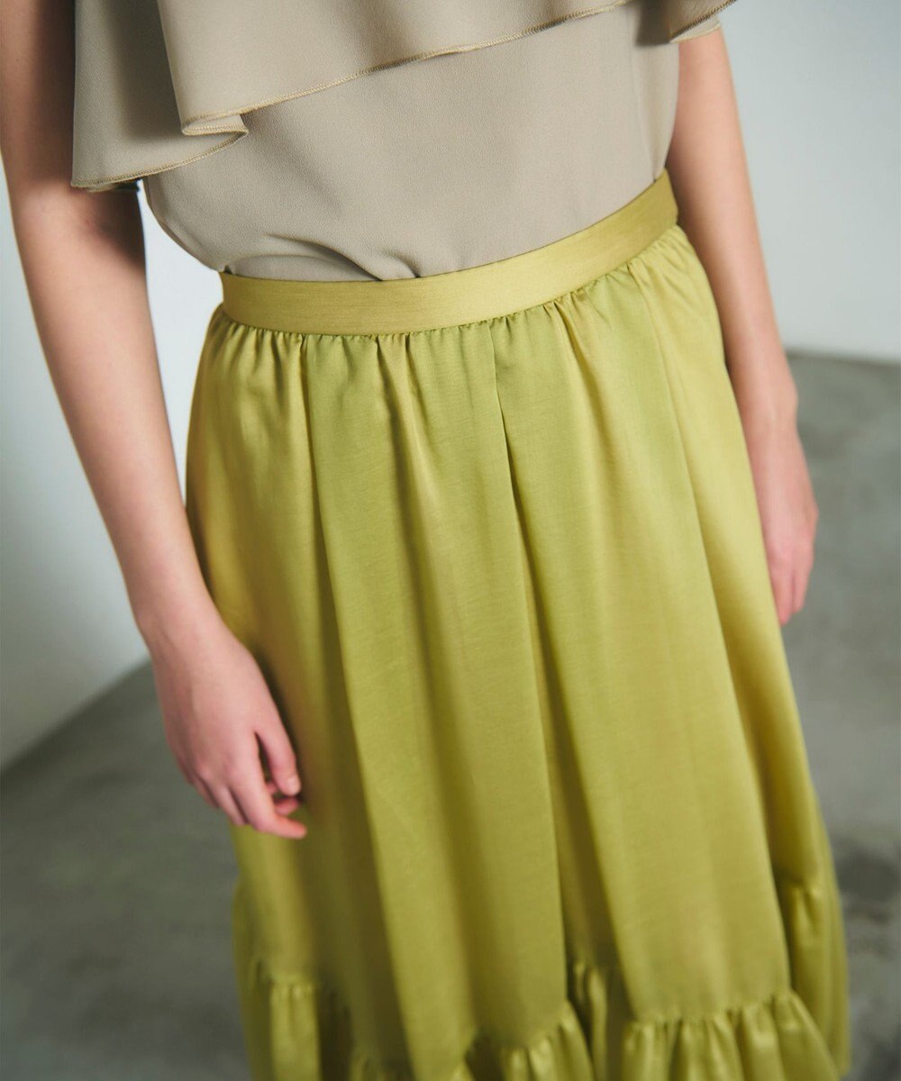 GRACE CONTINENTAL ティアードボリュームスカート 