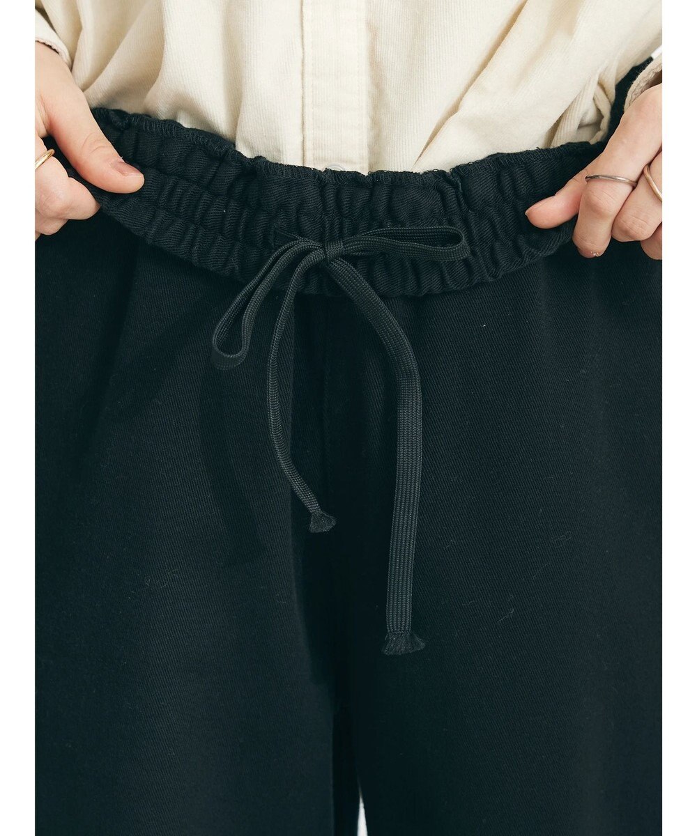 CRAFT STANDARD BOUTIQUE 裏起毛ツイルワイドパンツ 